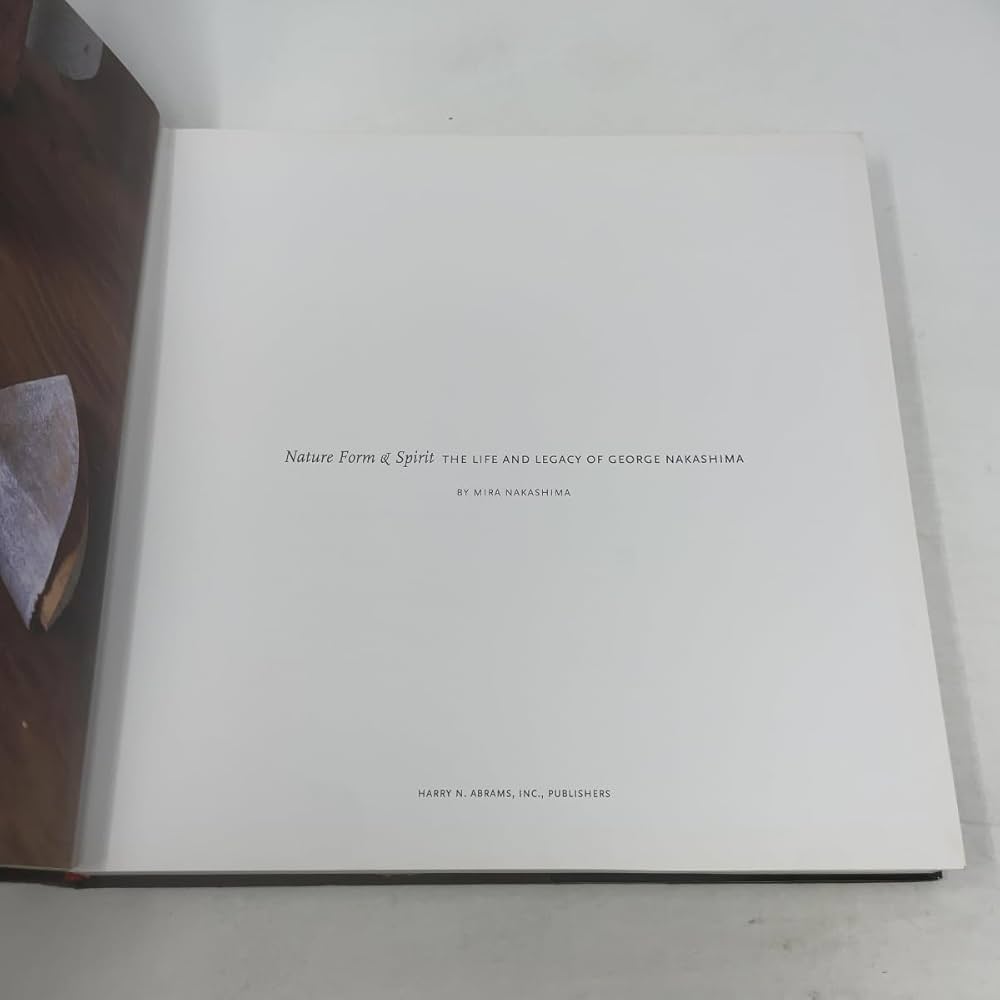 ナカシマ Nature Form & Spirit ジョージ中島写真集 希少本 Amazon | Nature Form & Spirit: The Life and Legacy of George
